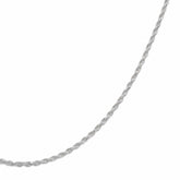 92.5% Sterling Silver Rope Chain - 2.2MM